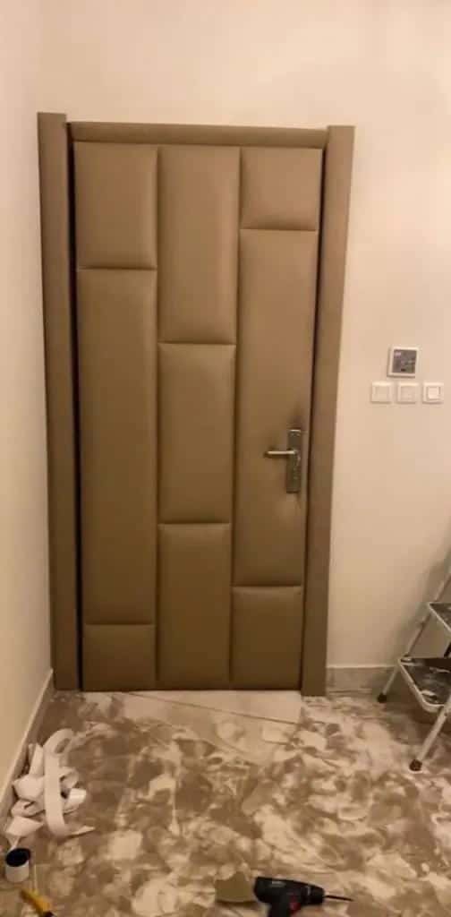 تركيب عازل صوت للباب الخشب الدمام